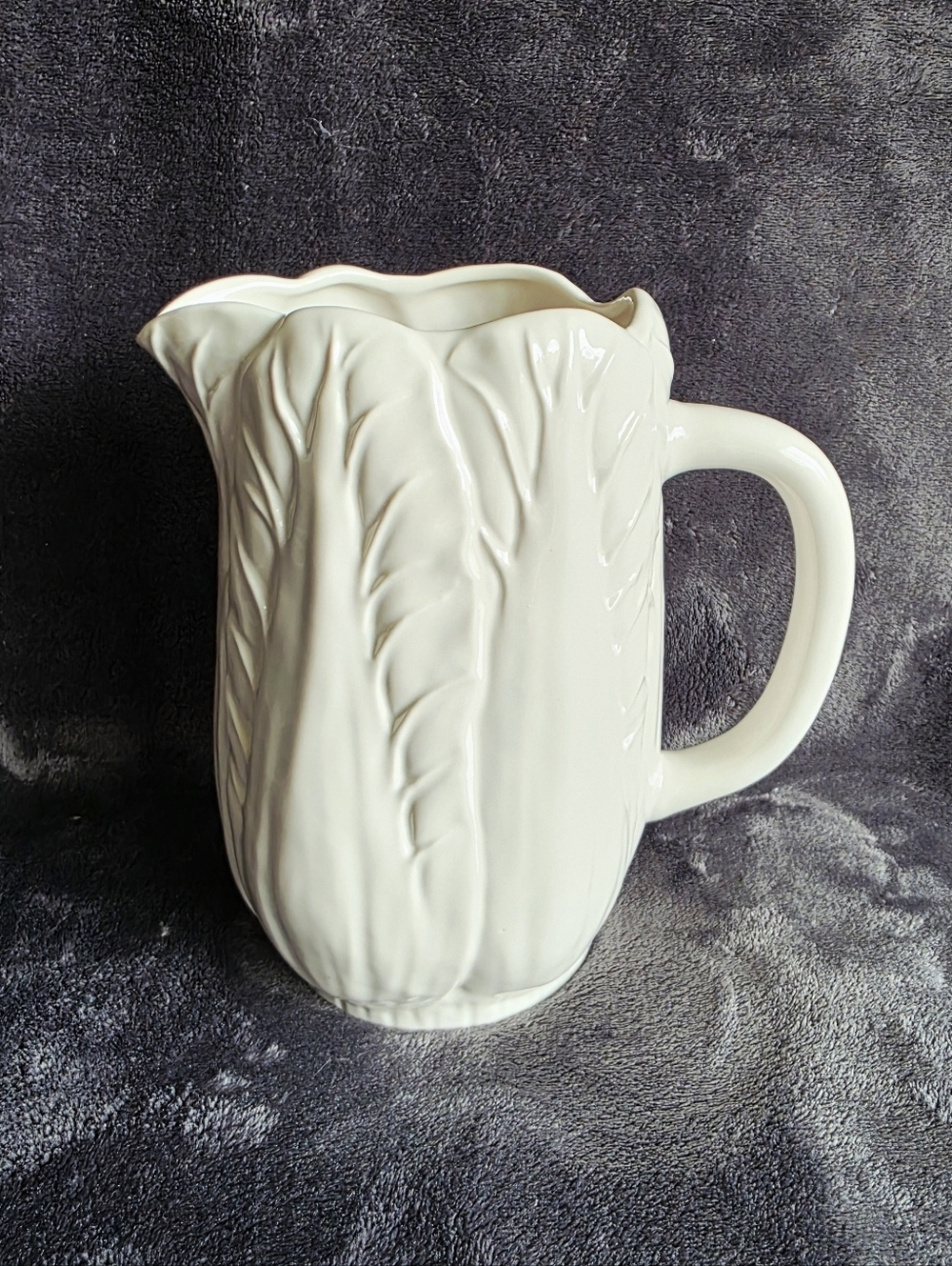 New 69 oz Stoneware Radicchio Pitcher White cabbage Target Threshold Easter 2026
